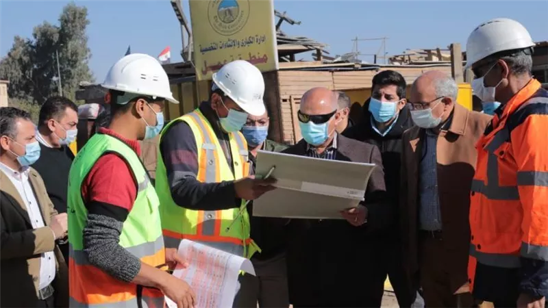 وزير النقل يتفقد أعمال تطوير الطريق الدائري حول القاهرة الكبرى 