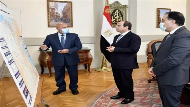 بالصور | السيسي يوجه بالبدء في التنفيذ الفوري لمخطط تطوير الشبكة القومية للسكك الحديدية