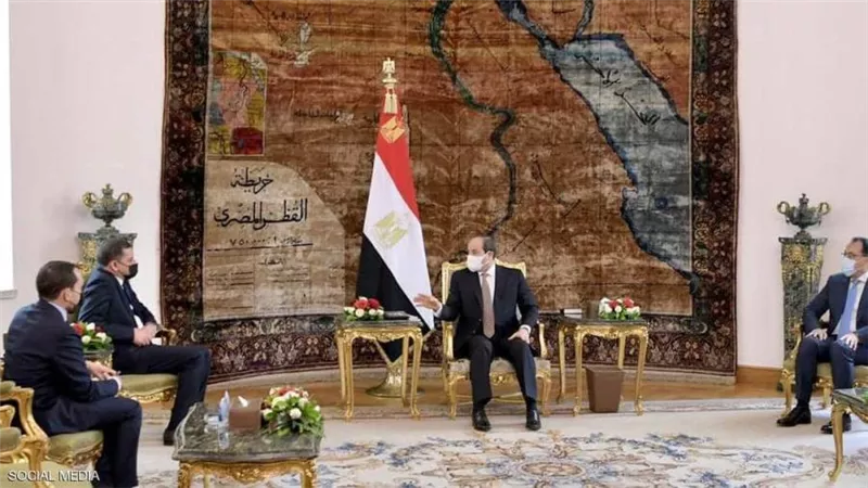 من الاتحادية.. رسائل السيسي لرئيس الحكومة الليبية الجديد 