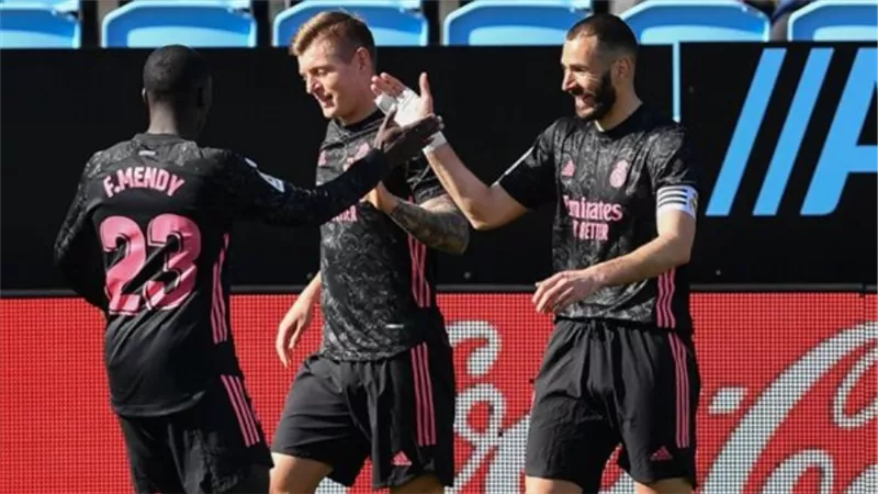 ريال مدريد يتقدم على سيلتا فيجو (2-1) في الشوط الأول