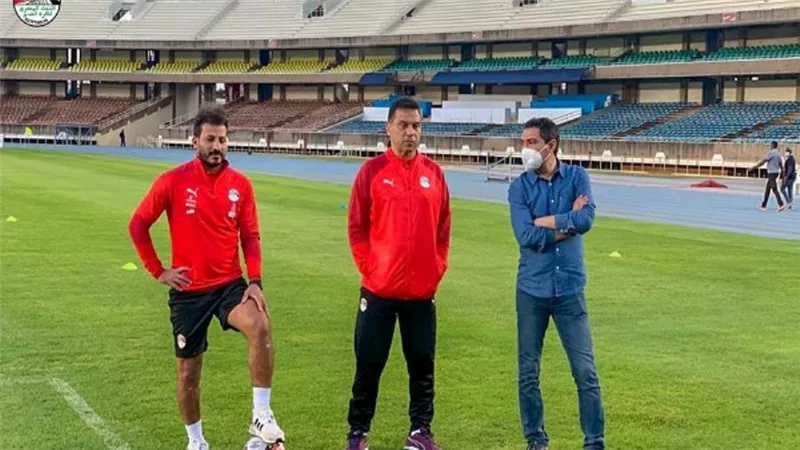 بالصور | استعدادا لمواجهة كينيا.. المنتخب الوطني يختتم تدريباته