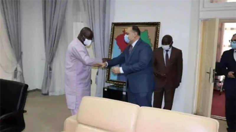 بالصور | وزير الخارجية الغيني يشيد بالإمكانيات المصرية الكبيرة في شتى المجالات