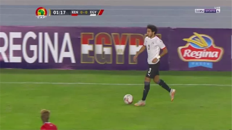 الشوط الأول.. مصر تتقدم على كينيا بهدف قفشة