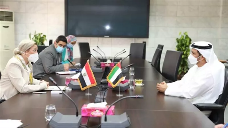 وزيرة البيئة تلتقي سفير الإمارات لبحث سبل التعاون بين البلدين