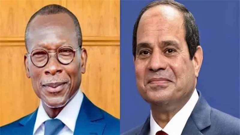 الرئيس السيسي يجري اتصالًا هاتفيًا مع رئيس جمهورية بنين