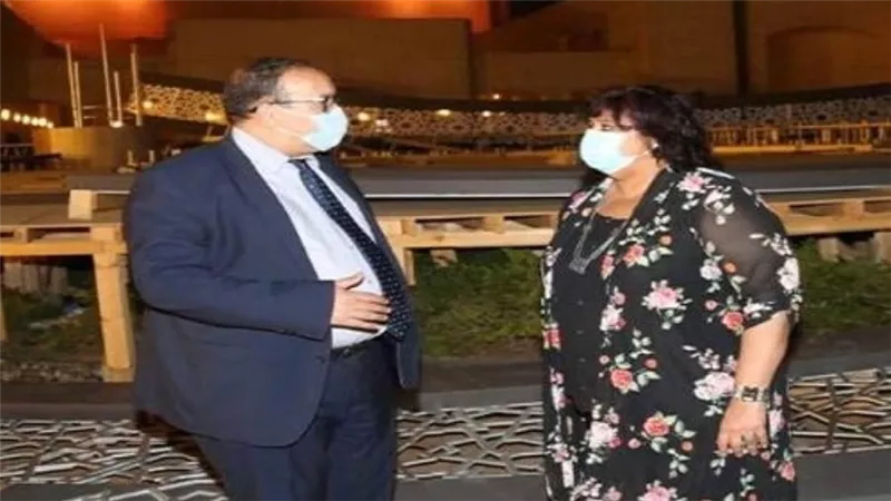 وزيرة الثقافة تتابع استراتيجية عمل دار الأوبرا المصرية
