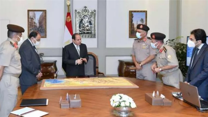 السيسي يتابع الموقف الإنشائي والهندسي لعدد من مشروعات الهيئة الهندسية 