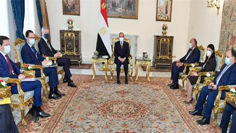 الرئيس السيسي يستقبل وزير الاقتصاد والمالية الفرنسي