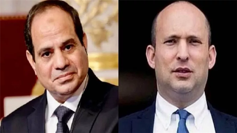 الرئيس السيسي يجري اتصالا هاتفيا مع رئيس الوزراء الإسرائيلي بمناسبة توليه مهام منصبه