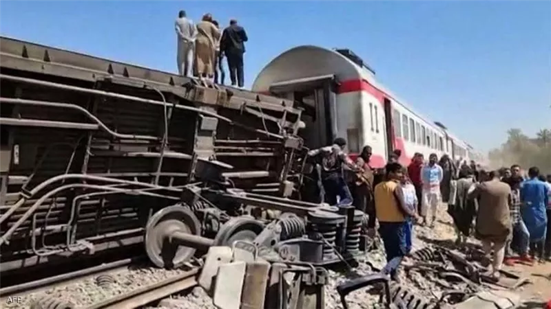 السكة الحديد تكشف تفاصيل حادث قطار “القاهرة - أسوان” 