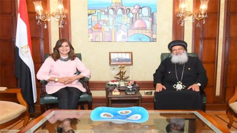 وزيرة الهجرة تستقبل أسقف عام مصر في أفريقيا لمناقشة تعزيز سبل التعاون
