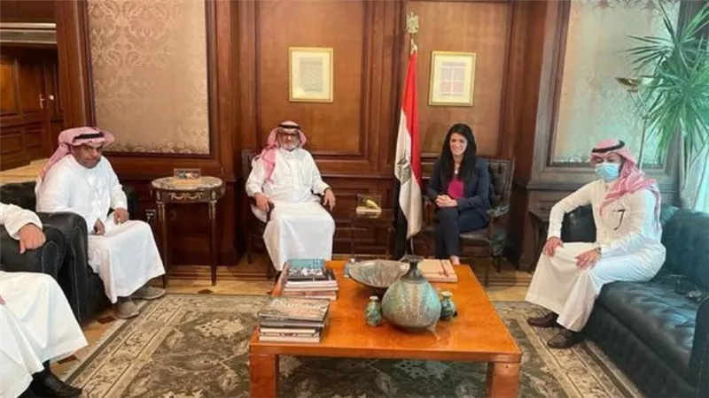 بالصور | وزيرة التعاون الدولي تبحث تعزيز علاقات التعاون الاقتصادي مع الجانب السعودي