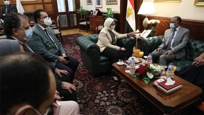 بالصور | وزيرة الصحة تعلن موافقة مصر للانضمام لاتفاقية 