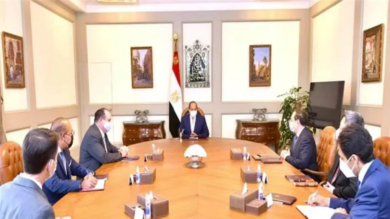 الرئيس السيسي يستقبل رئيس مجلس إدارة شركة أباتشي الأمريكية 
