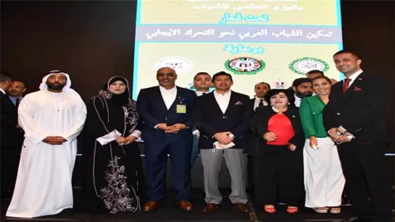 بالصور | وزير الرياضة يشهد احتفال الشباب العربي باليوم العالمي للشباب