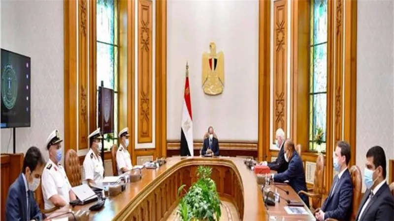 الرئيس السيسي يستقبل رئيس شركة لورسن الألمانية العالمية للصناعات البحرية