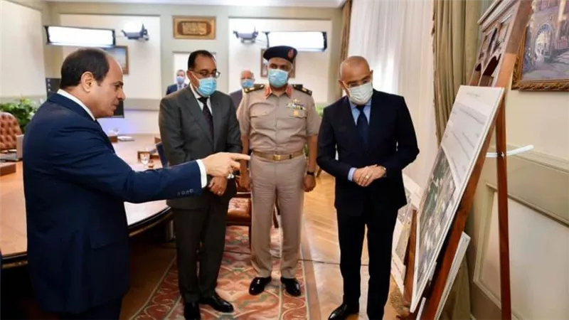 السيسي يتابع تطوير محاور ربط مناطق شرق وغرب القاهرة (صور)