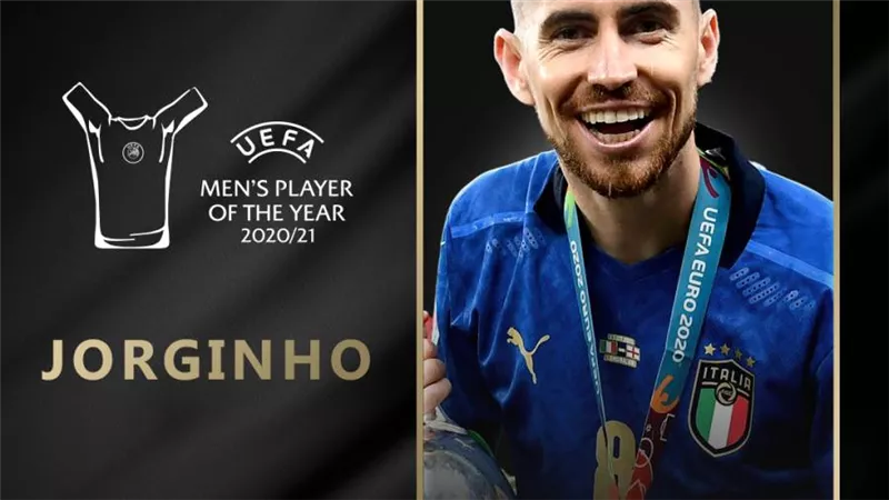 رسميًا.. جورجينيو أفضل لاعب في أوروبا 2021