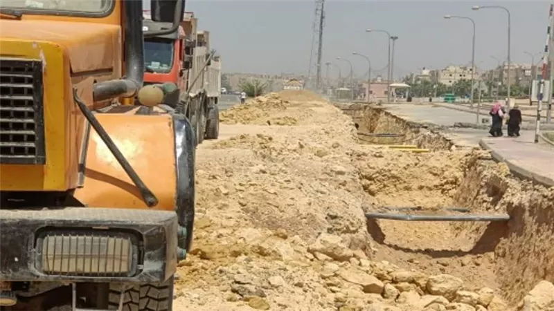 بالصور | وزير الإسكان: تطوير منظومة الصرف بالعبور لمجابهة الأمطار والسيول