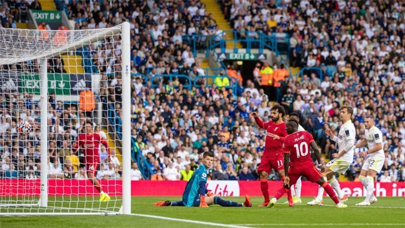 محمد صلاح يدخل نادي المائة في الدوري الإنجليزي بتسجيله في شباك ليدز 