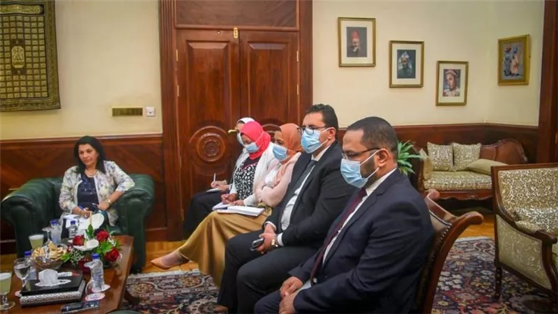 وزيرة الصحة تستقبل المنسق المقيم للأمم المتحدة بمصر لبحث سبل التعاون في القطاع الصحي