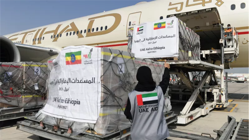 مساعدات ضخمة من الإمارات إلى إثيوبيا والسودان.. اعرف التفاصيل