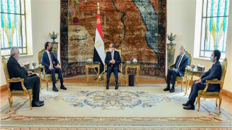 تفاصيل لقاء السيسي ورئيس النواب العراقي 