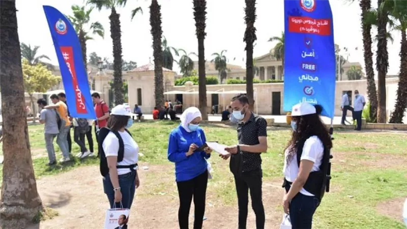 بالصور | الصحة: تسجيل 5330 مواطنًا لتلقي لقاح كورونا بحملة 