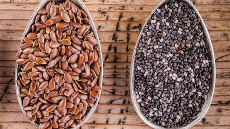 فوائد  بذور الكتان و بذور الشيا في منع تصلب الشرايين 
