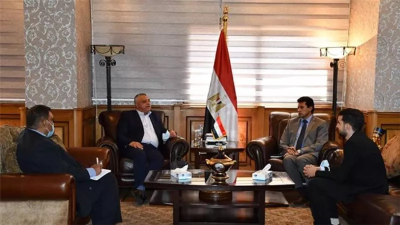 بالصور | وزير الرياضة يلتقي مدير المكتب الإقليمي للوكالة الدولية لمكافحة المنشطات