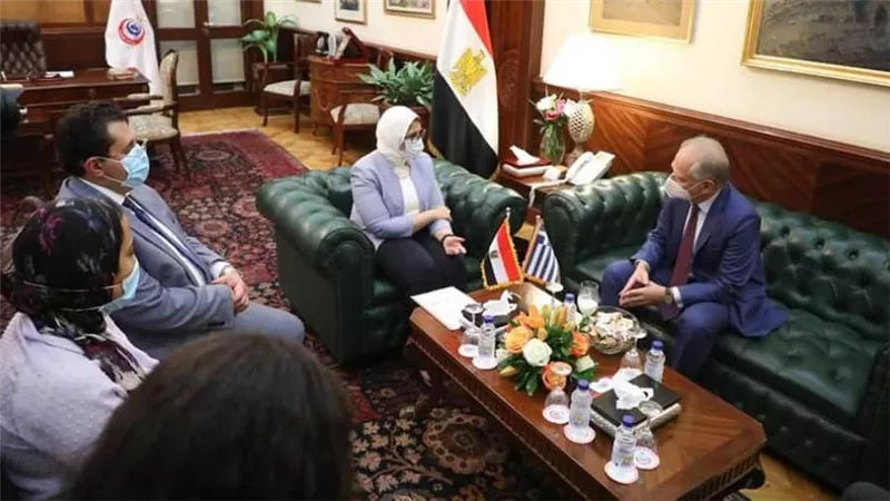 وزيرة الصحة تنقل رسالة شكر من رئيس مجلس الوزراء المصري للحكومة اليونانية لدعمها مصر بـ250 ألف جرعة من لقاح كورونا