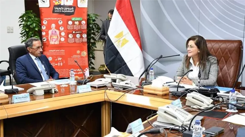 وزيرة التخطيط تلتقي أعضاء غرفة التجارة الأمريكية 