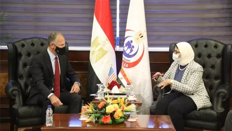 وزيرة الصحة تثمن دعم الرئيس الأمريكي لمبادرة التوزيع العادل للقاحات كورونا باعتبارها أكبر دول العالم الداعمة لاتفاقية 