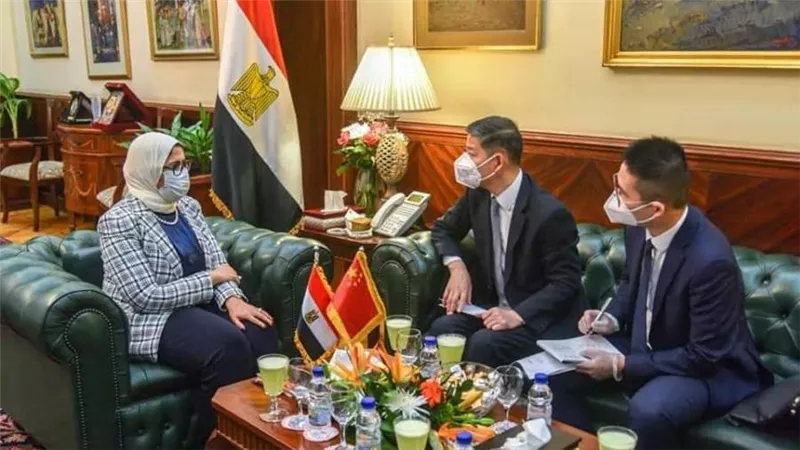 وزيرة الصحة تؤكد أهمية توسيع آفاق التعاون والشراكة مع الجانب الصيني في مجال إنتاج اللقاحات ونقل تكنولوجيا التصنيع