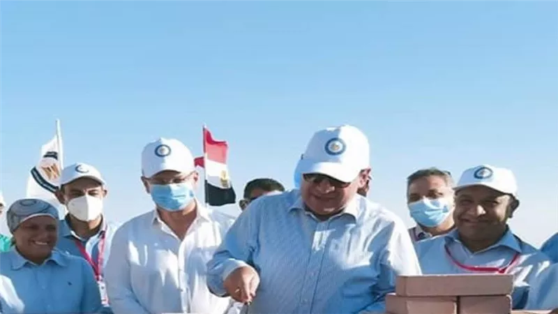 البترول: وضع حجر الأساس لمحطة معالجة الحمد البرية بتكلفة استثمارية مليار جنيه (صور)