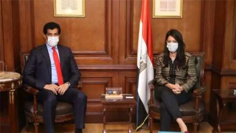 أول لقاء رسمي يجمع وزيرة التعاون الدولي والسفير القطري الجديد في القاهرة