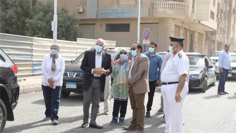 محافظ الجيزة يتابع الحركة المرورية بمسار التحويلة الثانية البديلة عن شارع الأهرام