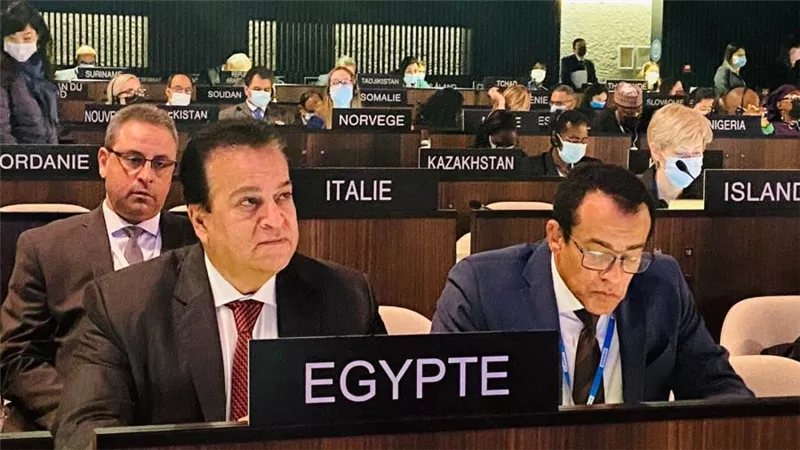 عاجل.. د. خالد عبد الغفار يلقى كلمة 