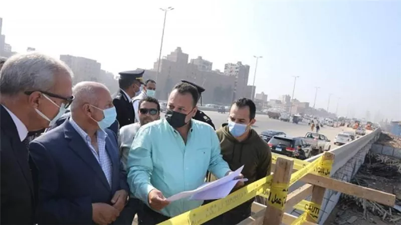 وزير النقل يتفقد مواقع العمل بمشروع التطوير الشامل للدائري حول القاهرة الكبرى (صور)