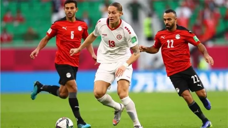 التعادل السلبي يحسم الشوط الأول من مباراة مصر ولبنان 