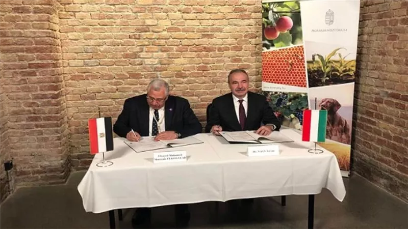 وزير الزراعة يبحث مع نظيره المجري آفاق التعاون (صور)