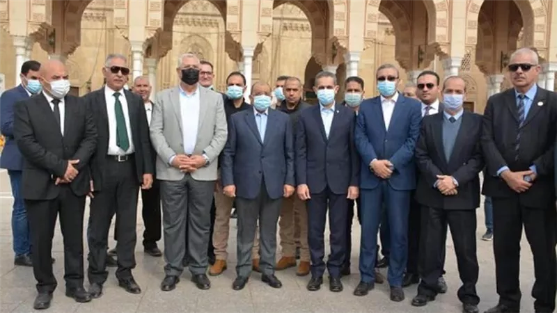 وزيرا التنمية المحلية والزراعة ومحافظ الغربية يفتتحون أعمال تطوير منطقة مسجد السيد البدوي (صور)