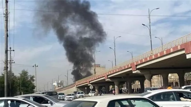 انفجار هائل بالقرب من مستشفى البصرة التعليمي في العراق