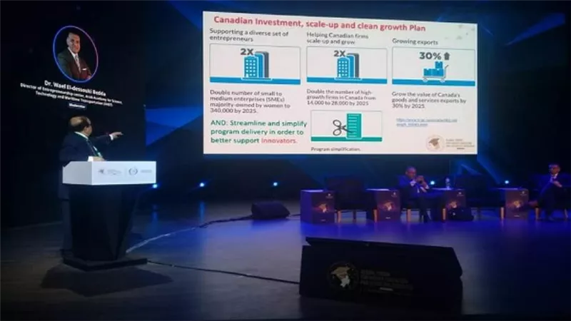 في إطار فاعليات المنتدى العالمي الثانى للتعليم العالى والبحث العلمي.. جلسة نقاشية حول تعزيز ريادة الأعمال المدفوعة بالابتكار (صور)