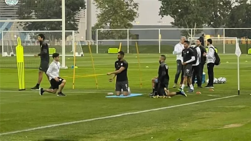 كأس العرب.. المنتخب الوطني يختتم استعداداته للقاء الأردن غدا  | صور