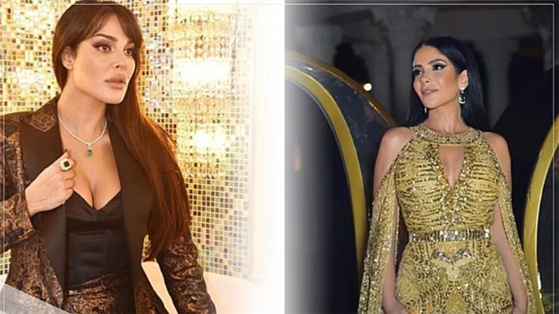 بالأحضان.. لقاء حار بين منى زكي ونادين نسيب نجيم