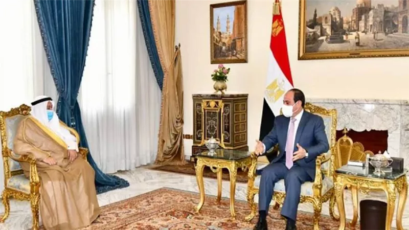 الرئيس السيسي يستقبل السفير الكويتي بمناسبة انتهاء فترة عمله في مصر