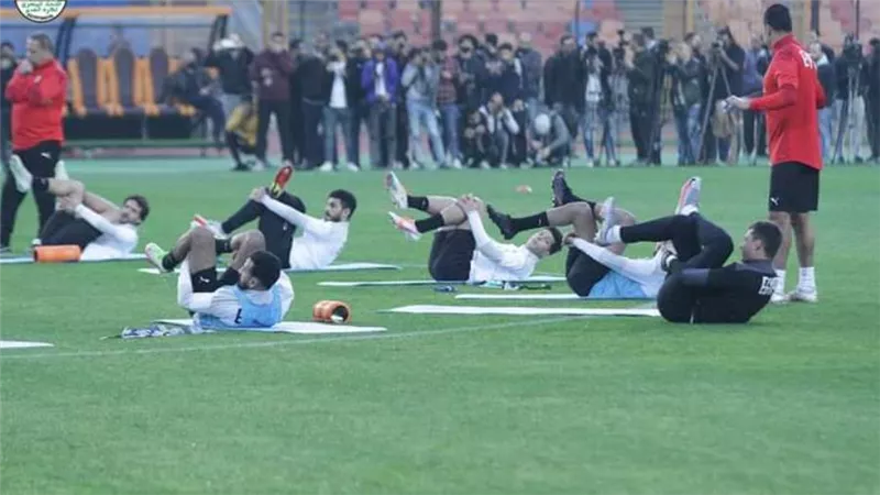 منتخب مصر يؤدي تدريبه مع انطلاق معسكره المغلق | صور 