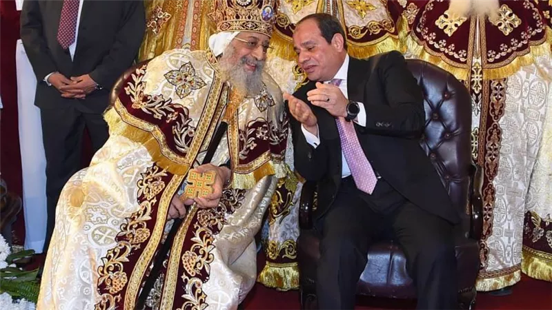 الرئيس السيسي يهنئ البابا تواضروس بـ عيد الميلاد