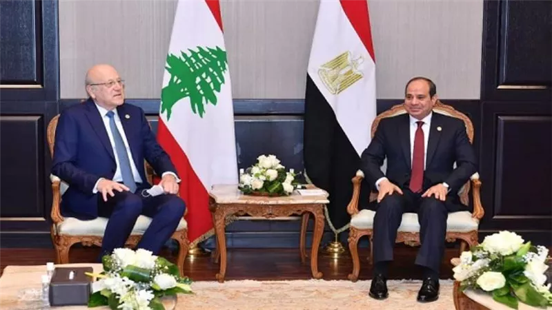 الرئيس السيسي يؤكد لـ«ميقاتي» تقديم الدعم الكامل لشعب لبنان (صور)